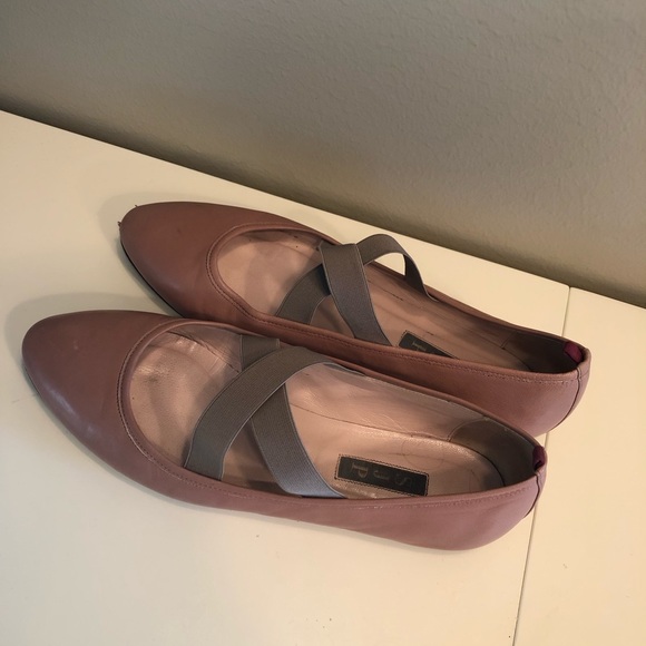 SJP by Sarah Jessica Parker Shoes - SJP Blush Leather Matinee Ballet Flat SJP by Sarah Jessica Parker Shoes - SJP Blush Leather Matinee Ballet Flat